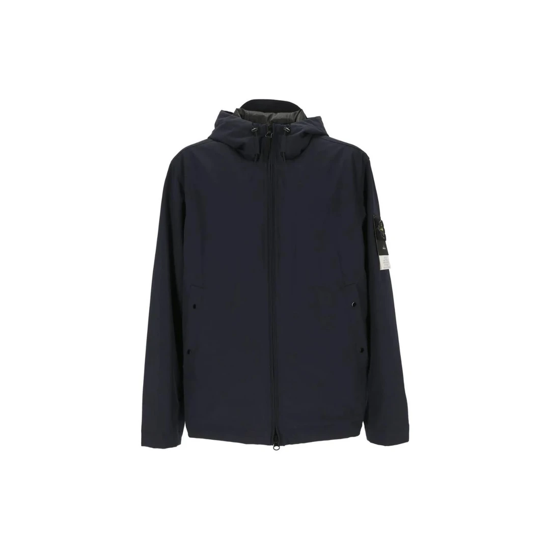 全新未使用 STONE ISLAND 石头岛 休闲时尚连帽夹克外套男款黑/蓝