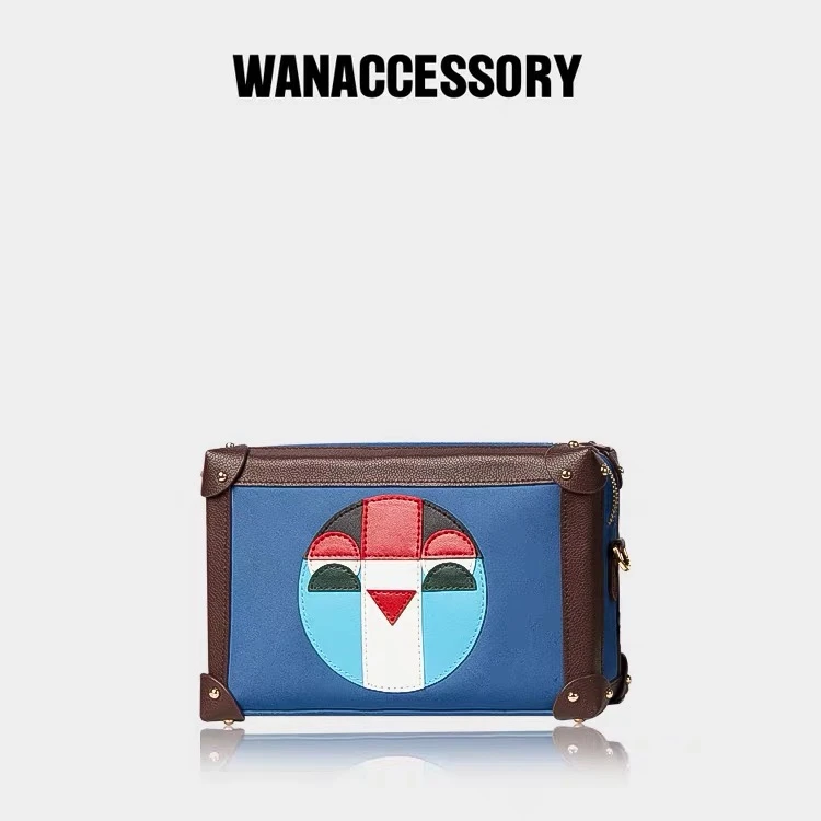 WANACCESSORY万蔻VOW OWL系列猫头鹰尼龙托特盒子小方包原创设计