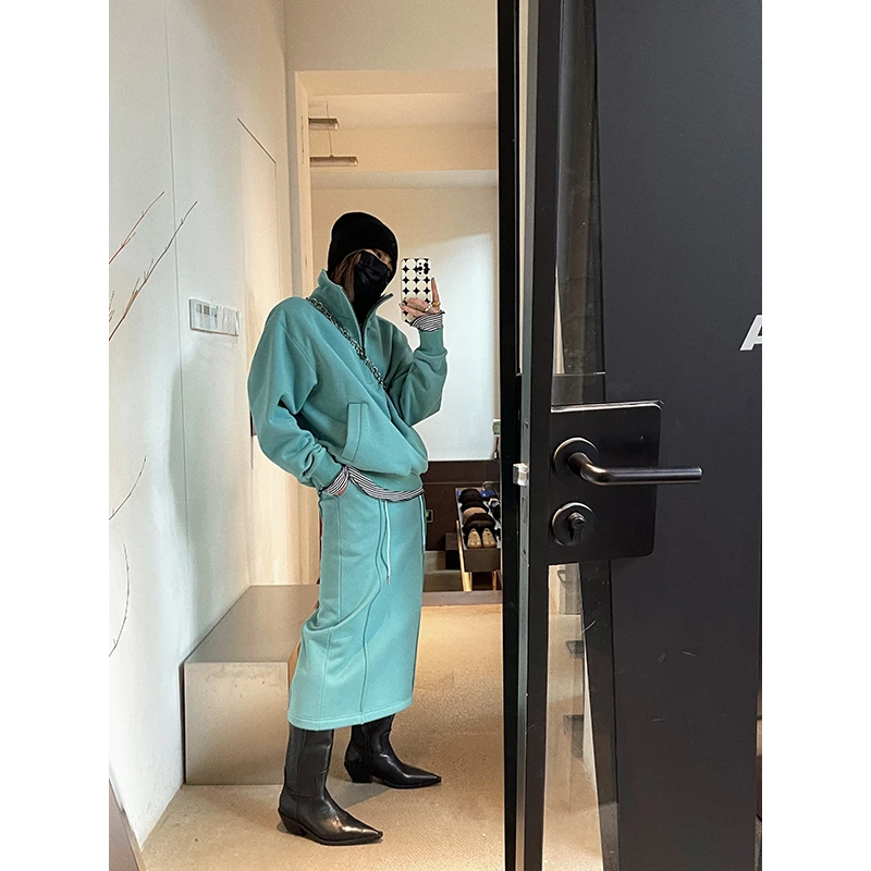 【12.19】ACSENSE 秋冬运动卫衣三件套卫衣套装女22574