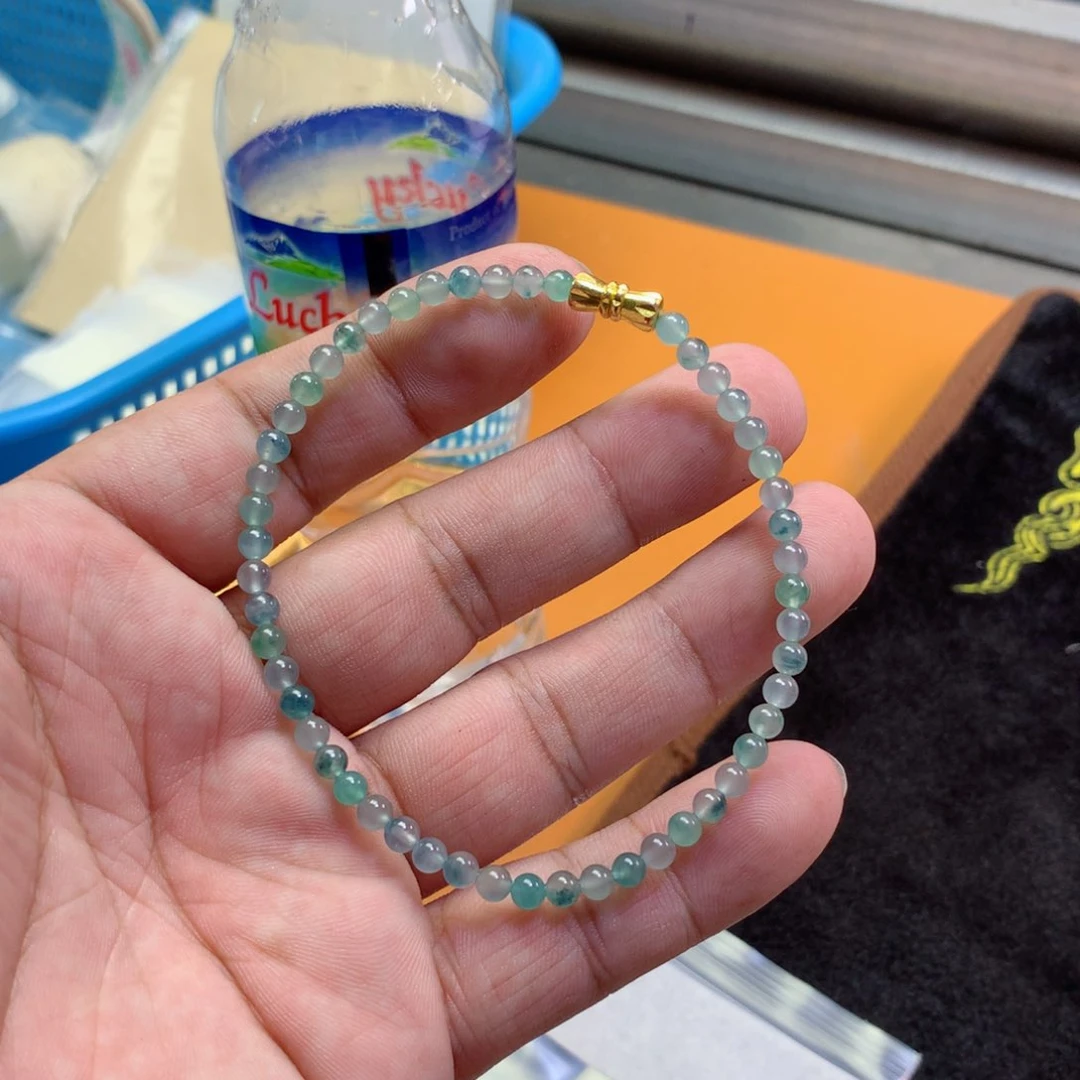定制翡翠未镶嵌L****圆小米珠