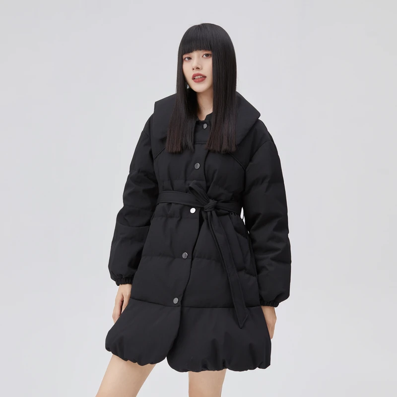 艾莱依-冬季新款中国风时尚休闲羽绒服爆款收腰显瘦保暖外套1354