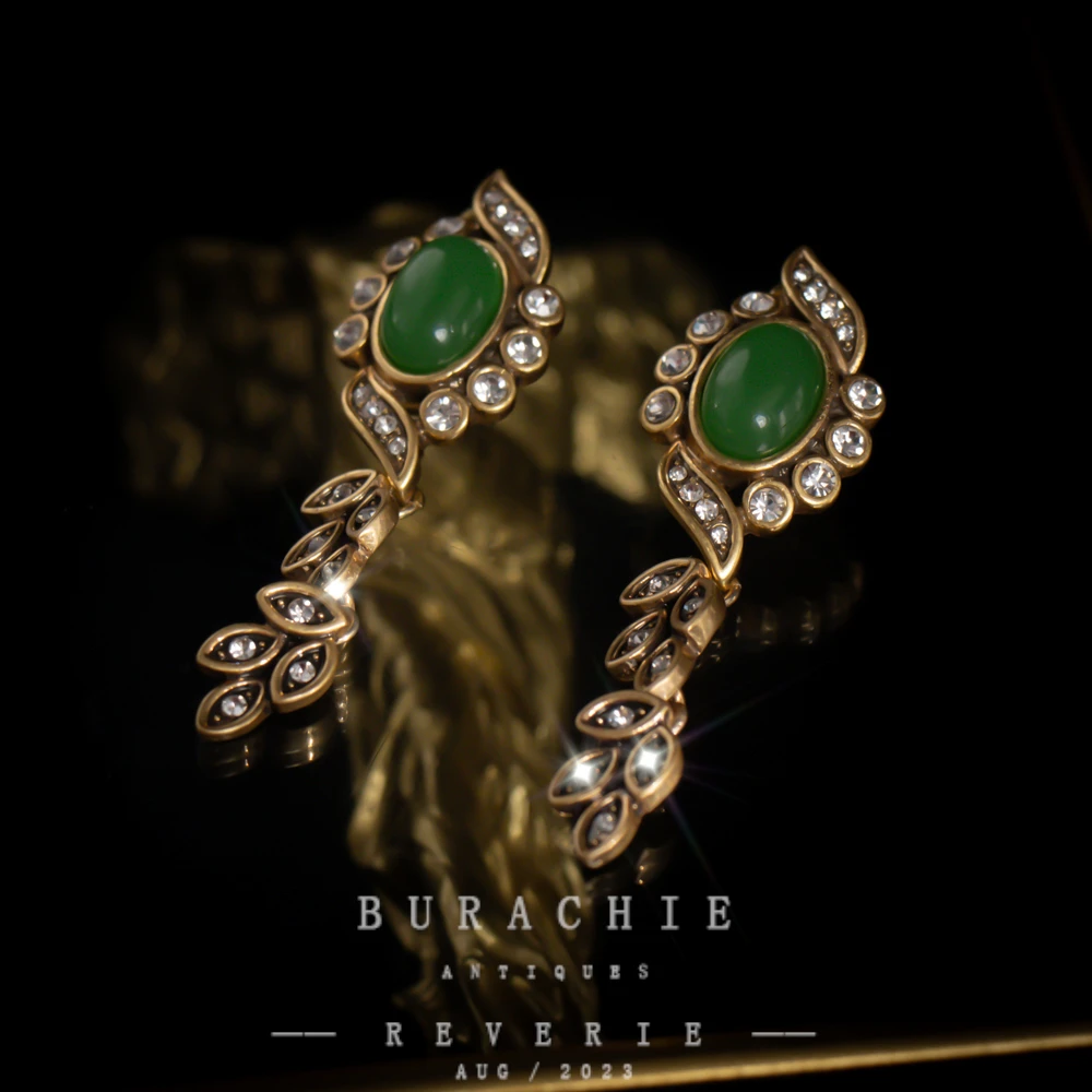 铜合金耳饰 【1523】周年珍藏英｜经典原标克拉款CrownFrett