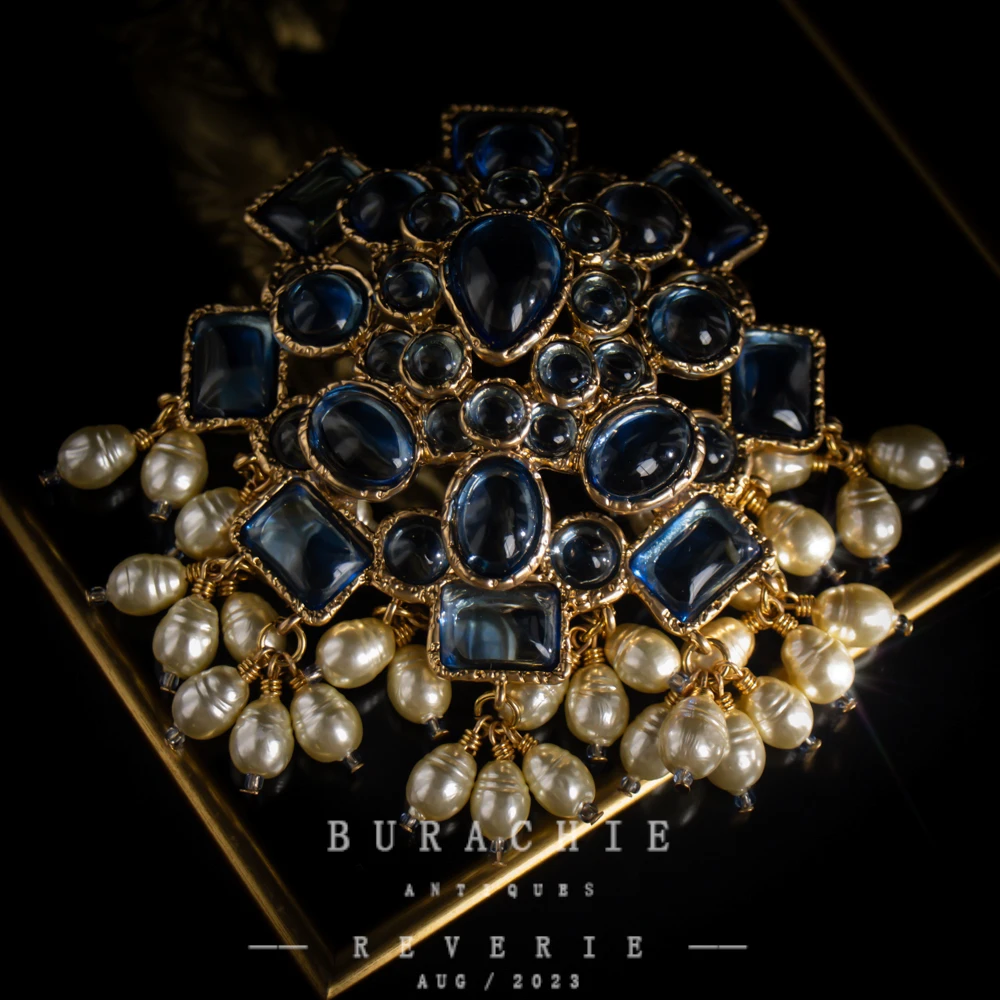 铜合金仿水晶胸针 【2334】周年珍藏英｜经典原标克拉款CrownFrett