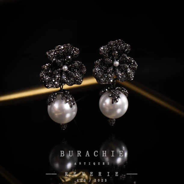 铜合金仿珍珠耳饰 耳饰 【1927】周年珍藏英｜经典原标克拉款