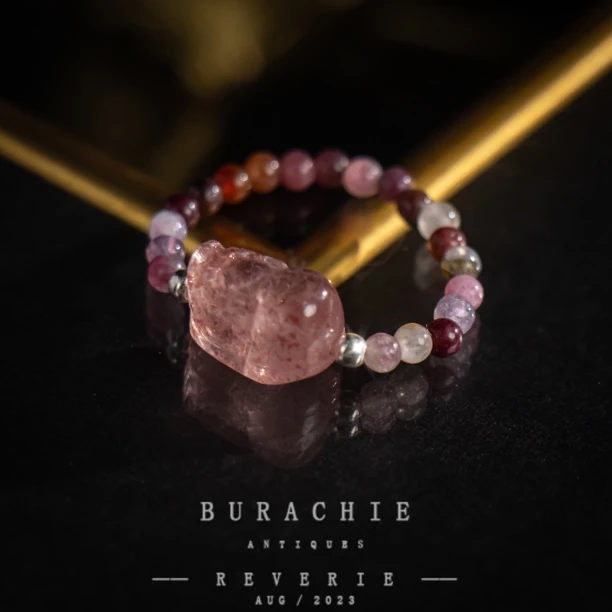 非金属仿水晶戒指 【6142】宋宋的珍藏Davisd Wavim巴黎古董珠风格