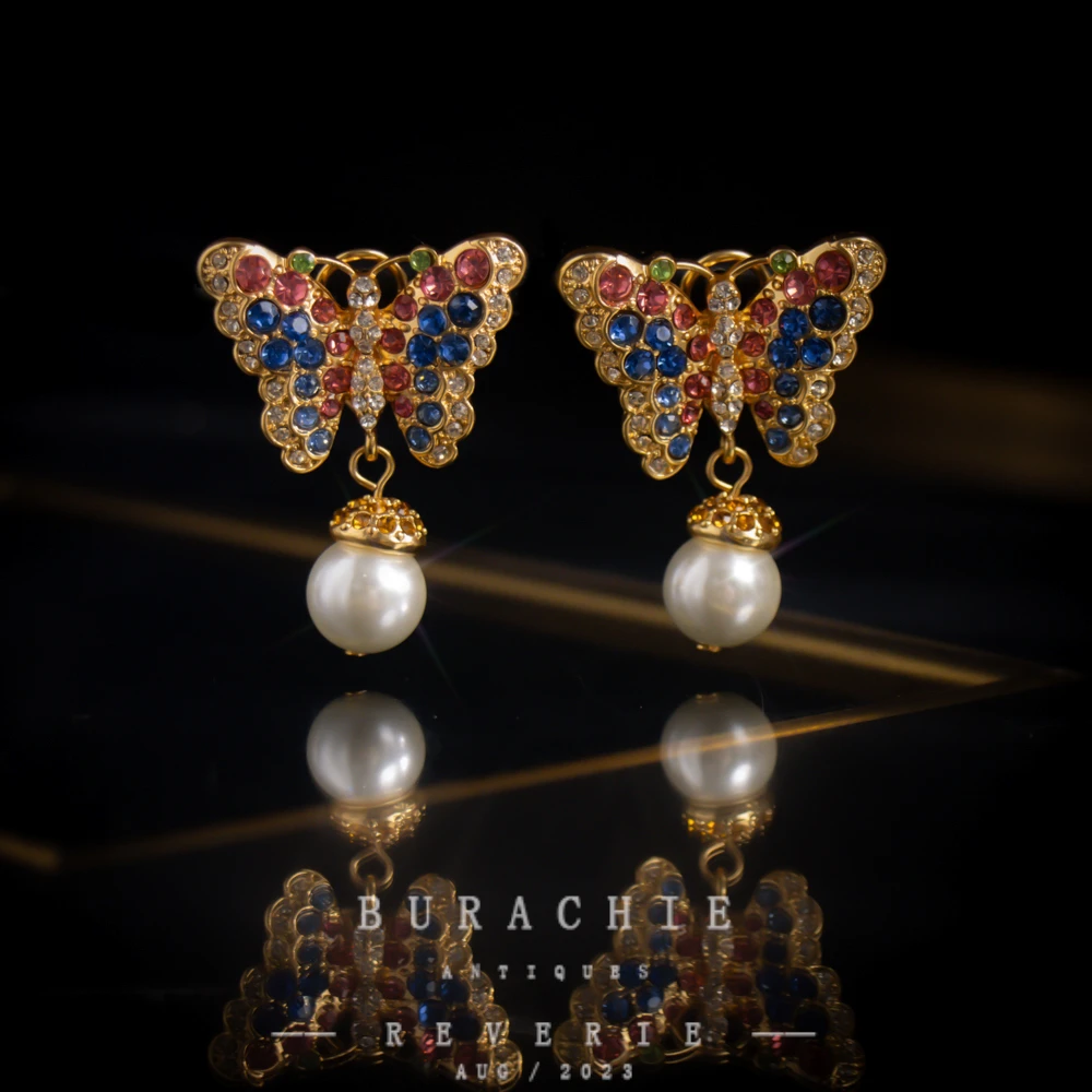 铜合金仿珍珠耳饰 【6229】周年珍藏英｜经典原标克拉款CrownFrett