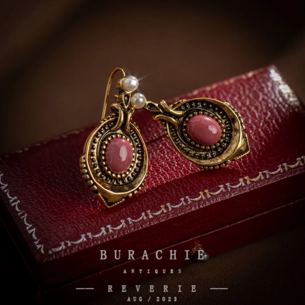 铜合金仿水晶耳饰 【 4982】世家朱莉安稀有物遇