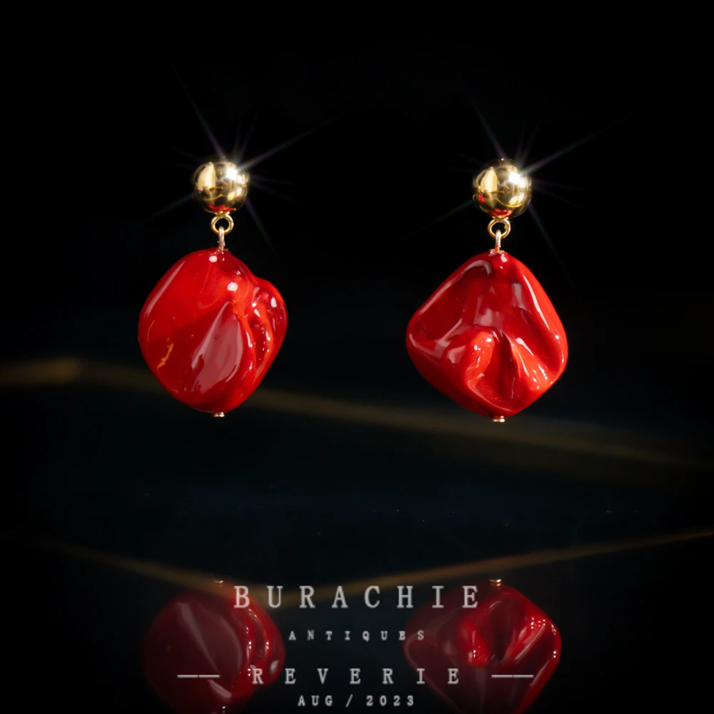 铜合金仿水晶耳饰 【1490】周年珍藏英｜经典原标克拉款CrownFrett