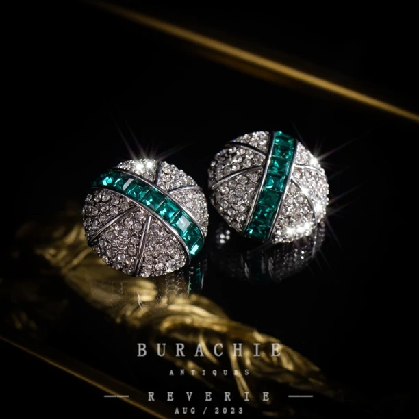 铜合金耳饰 【1620】周年珍藏英｜经典原标克拉款CrownFrett