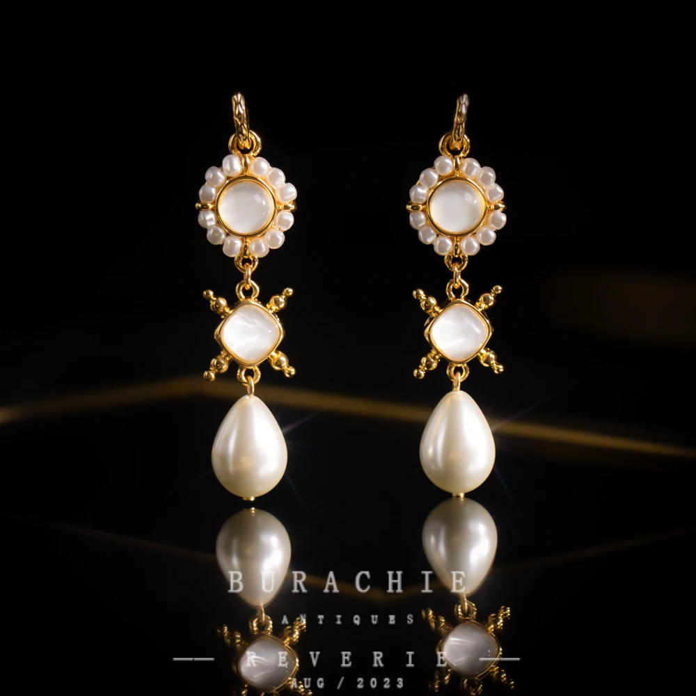 铜合金仿水晶耳饰 【4074】周年珍藏英｜经典原标克拉款CrownFrett