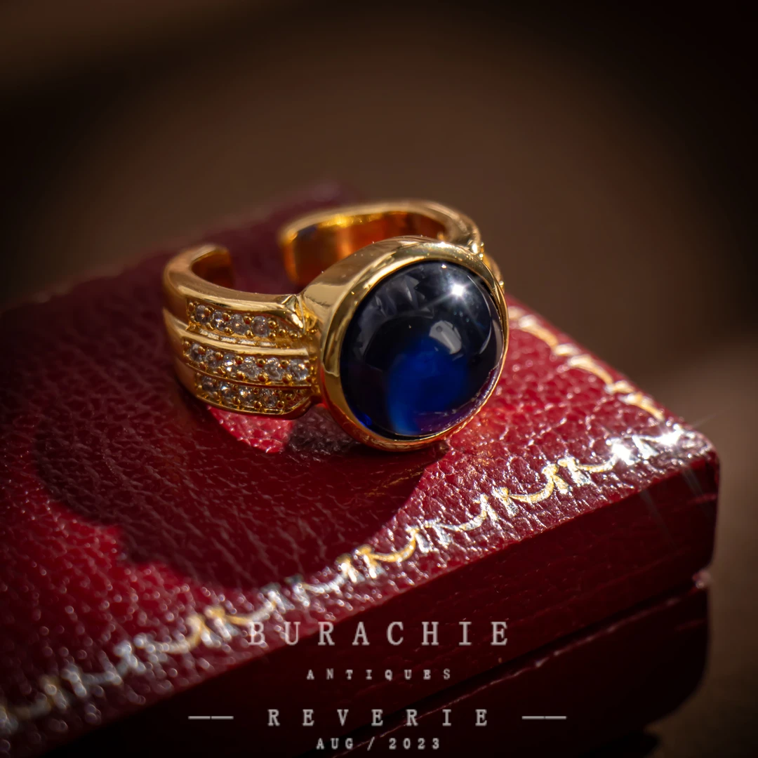 铜合金仿水晶戒指 【9755】意安娜奶奶与时间抗衡戒指