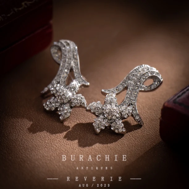 铜合金仿水晶耳饰 【2352】耳饰 经典 法老佛爷满镶嵌大克拉水钻｜