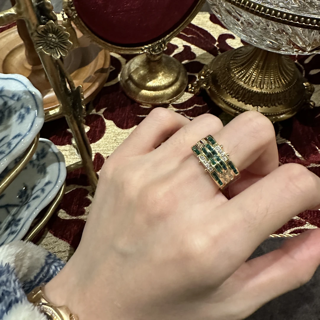 铜合金仿水晶戒指 【3596】铜合金戒指法|特殊大爱 且买且珍惜多宝