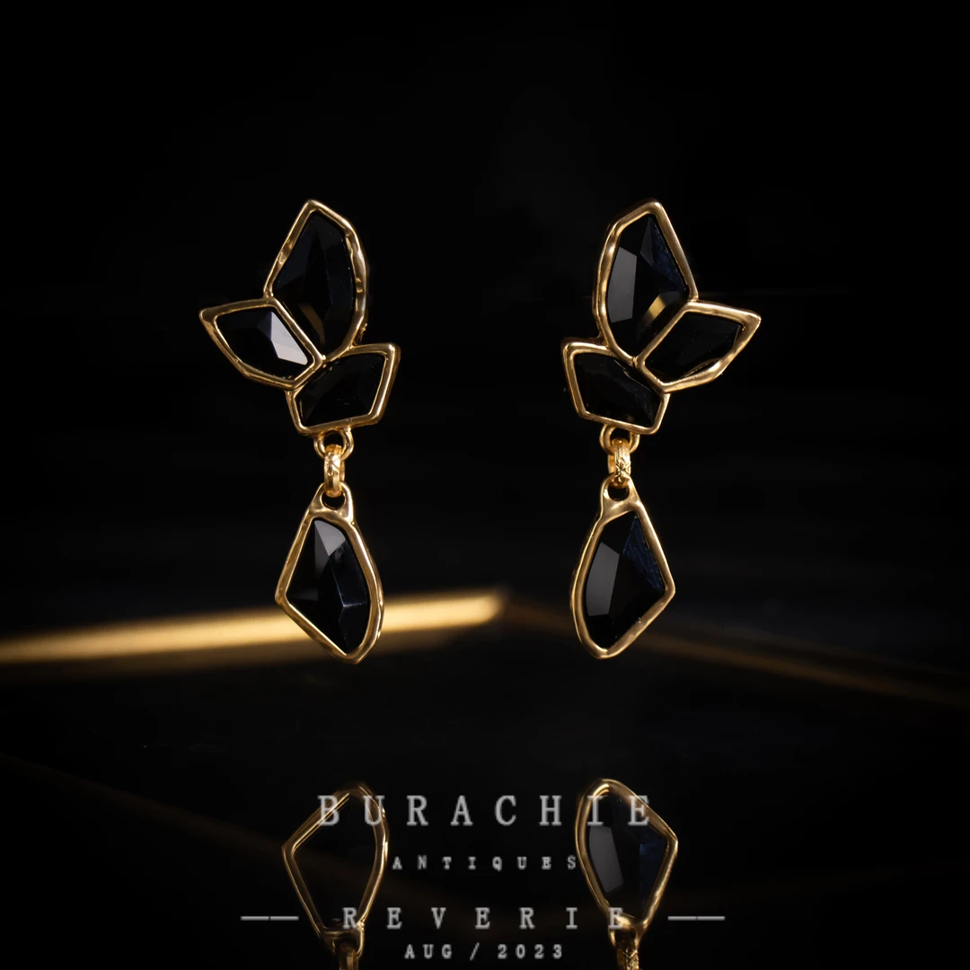 铜合金仿水晶耳饰 【5346】周年珍藏英｜经典原标克拉款CrownFrett