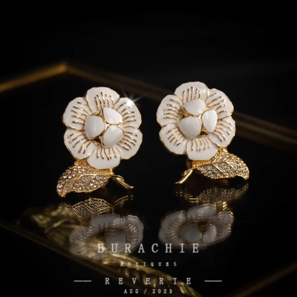 铜合金仿水晶耳饰 【2222 】 世家朱莉安稀有美物遇见耳饰