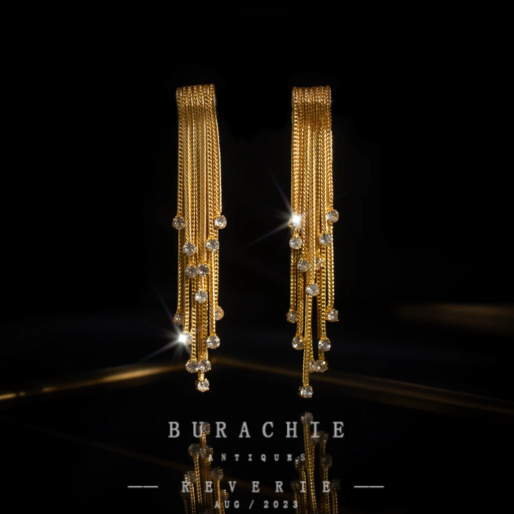 铜合金仿水晶耳饰 【 6252】周年珍藏英｜经典原标克拉款CrownFrett