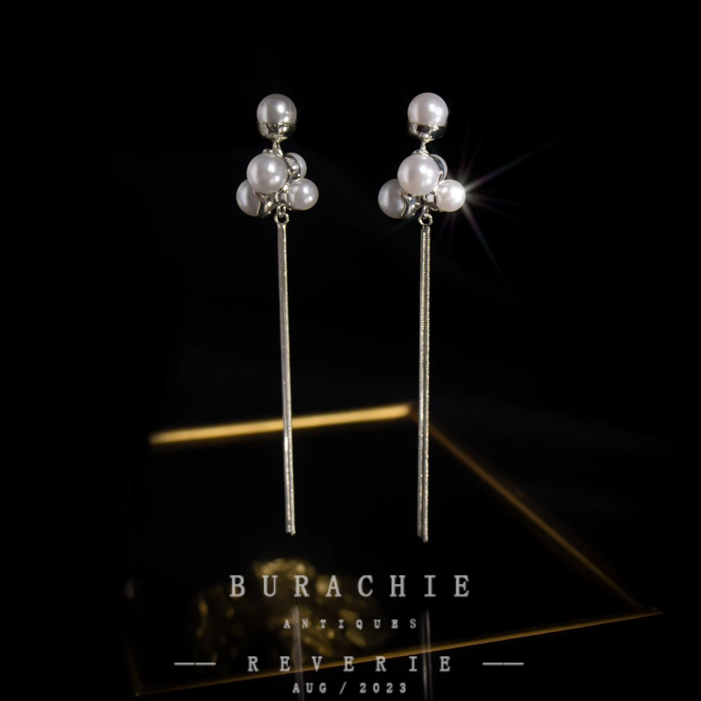 铜合金仿珍珠耳饰 周年珍藏英【4637】经典原标克拉款CrownFrett