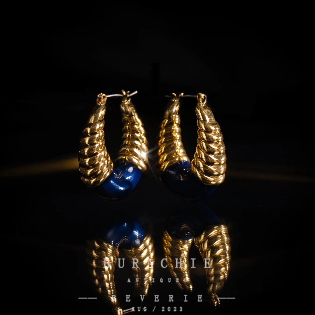 铜合金耳饰 【1175】周年珍藏英｜经典原标克拉款CrownFrett