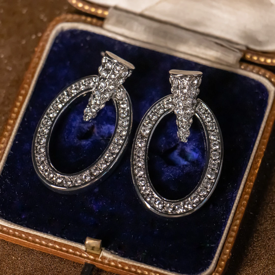 铜合金仿水晶耳饰 铜合金仿水晶耳饰 【0000】珍藏鉴赏彗星