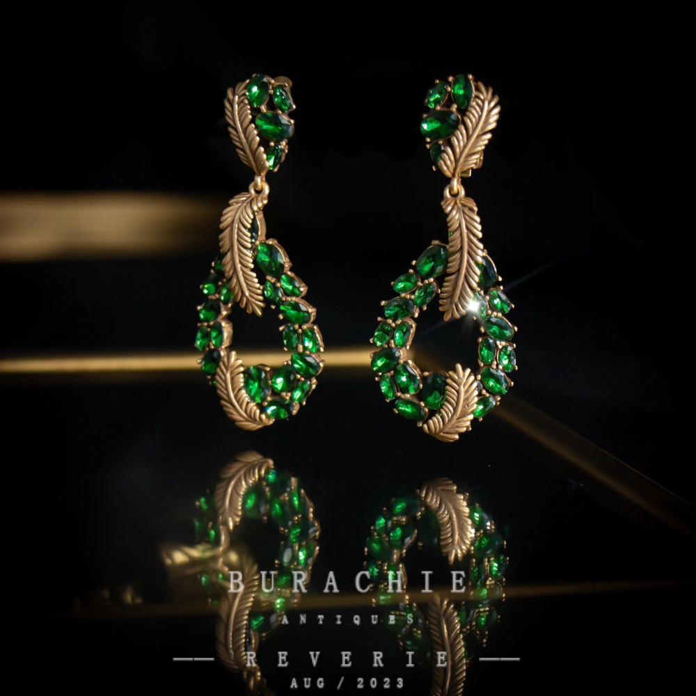 铜合金仿水晶耳饰 【2151】周年珍藏英｜经典原标克拉款CrownFrett