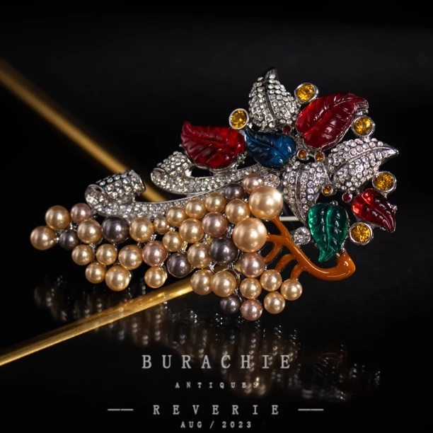 铜合金仿水晶胸针 【2892】耗时半年｜终于来了