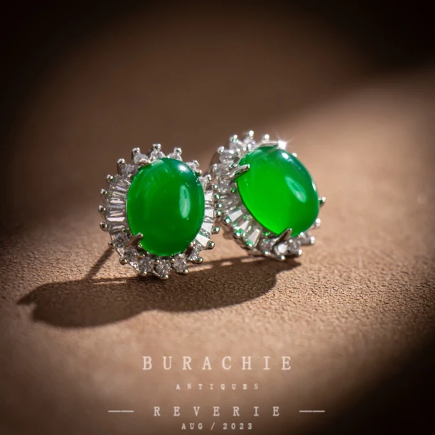 铜合金仿水晶耳饰 【2209】二奢店纪念日限定克拉宝 绝美