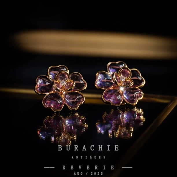 铜合金仿水晶耳饰 周年珍藏英｜经典【4794】原标克拉款CrownFrett