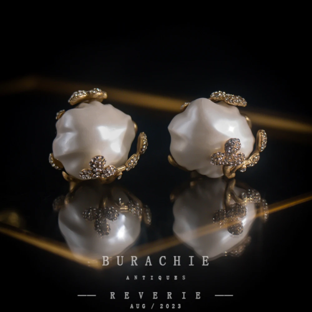 铜合金仿水晶耳饰 【7173】周年珍藏英｜经典原标克拉款CrownFrett