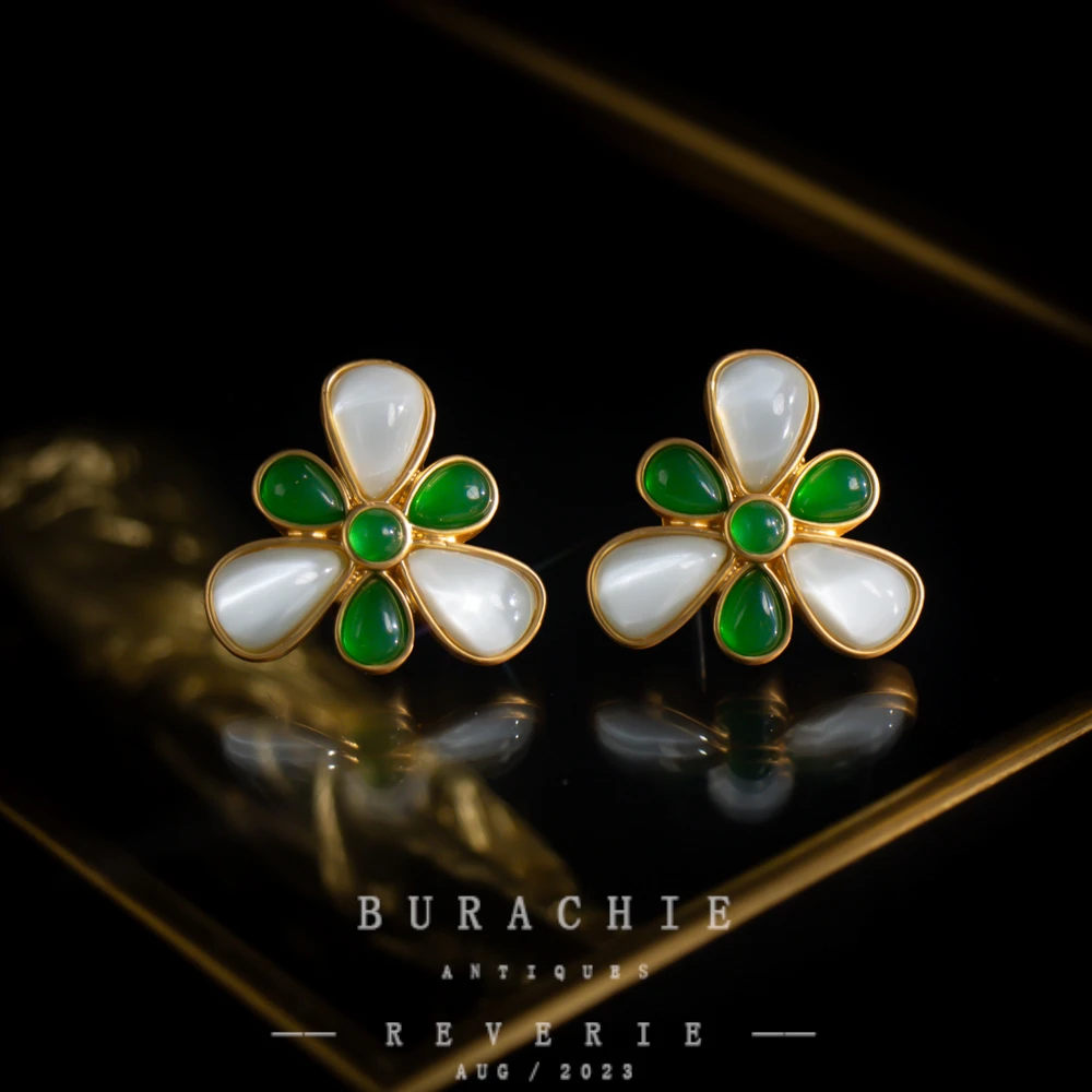 铜合金仿水晶耳饰 耳饰高级【6706】探店收获超美婴儿