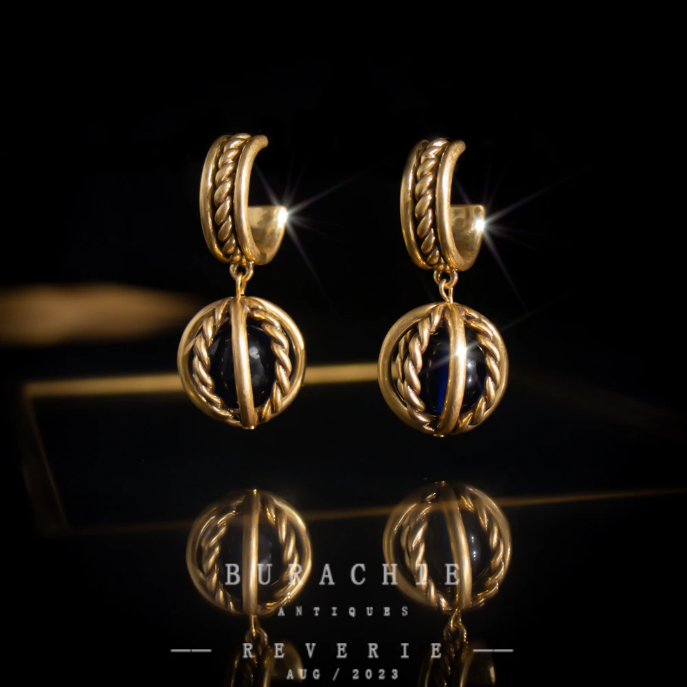 铜合金耳饰 【1459】周年珍藏英｜经典原标克拉款CrownFrett