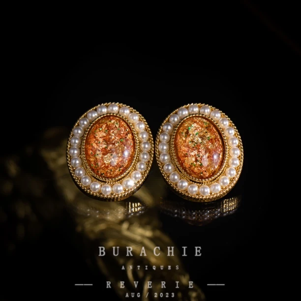 铜合金耳饰  【3609】周年珍藏英｜经典原标克拉款CrownFrett