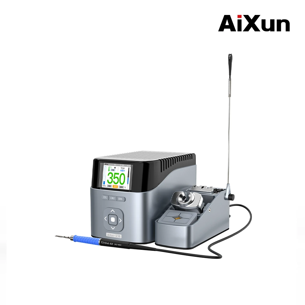 艾讯T410双通道智能焊台2秒快速升温100W大功率环型变压器