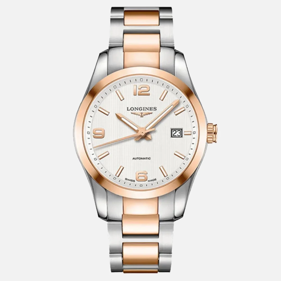 99新 Longines/浪琴 间金康铂/全套未使用/40mm男士/公价31700