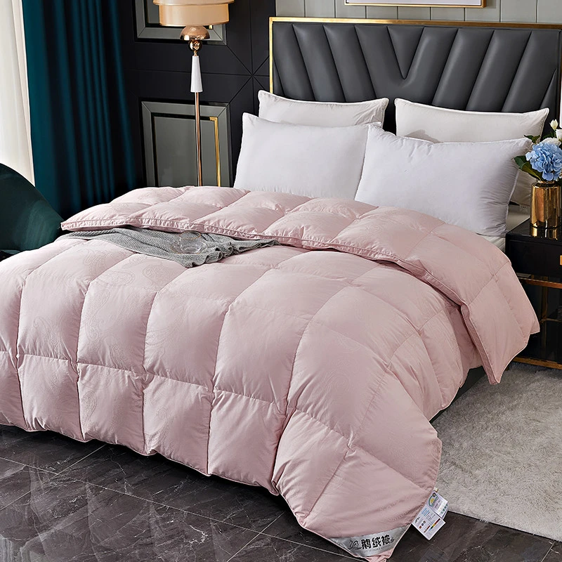 禧乐 成品被90鸭绒羽绒被 静音柔软保暖羽绒成品被