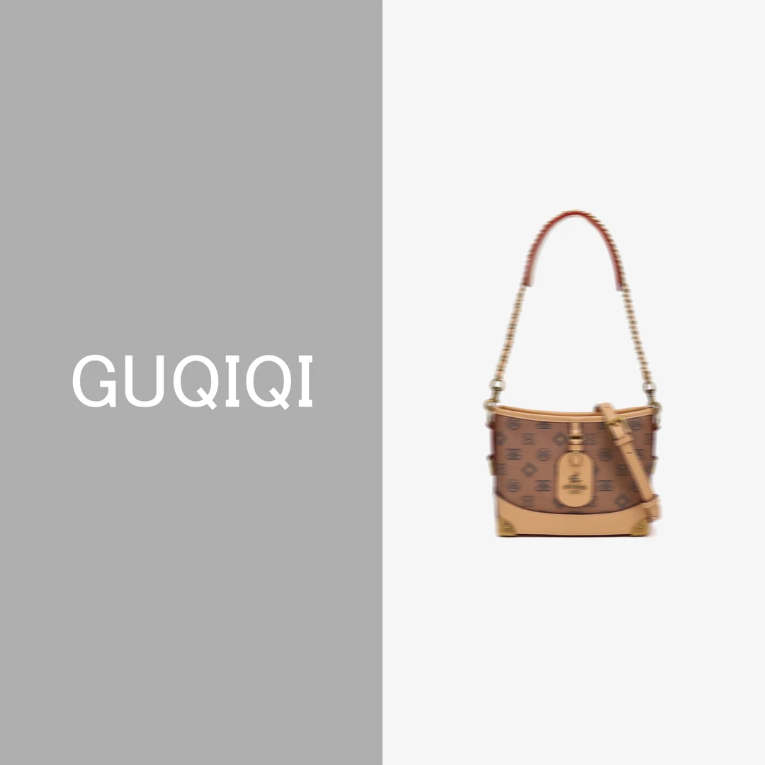 GUQIQI/古旗琦时尚百搭复古单肩斜挎女包洋气流浪包GQ1076