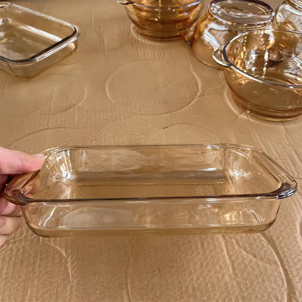 1100ML琥珀色烤盘鱼盘单只装