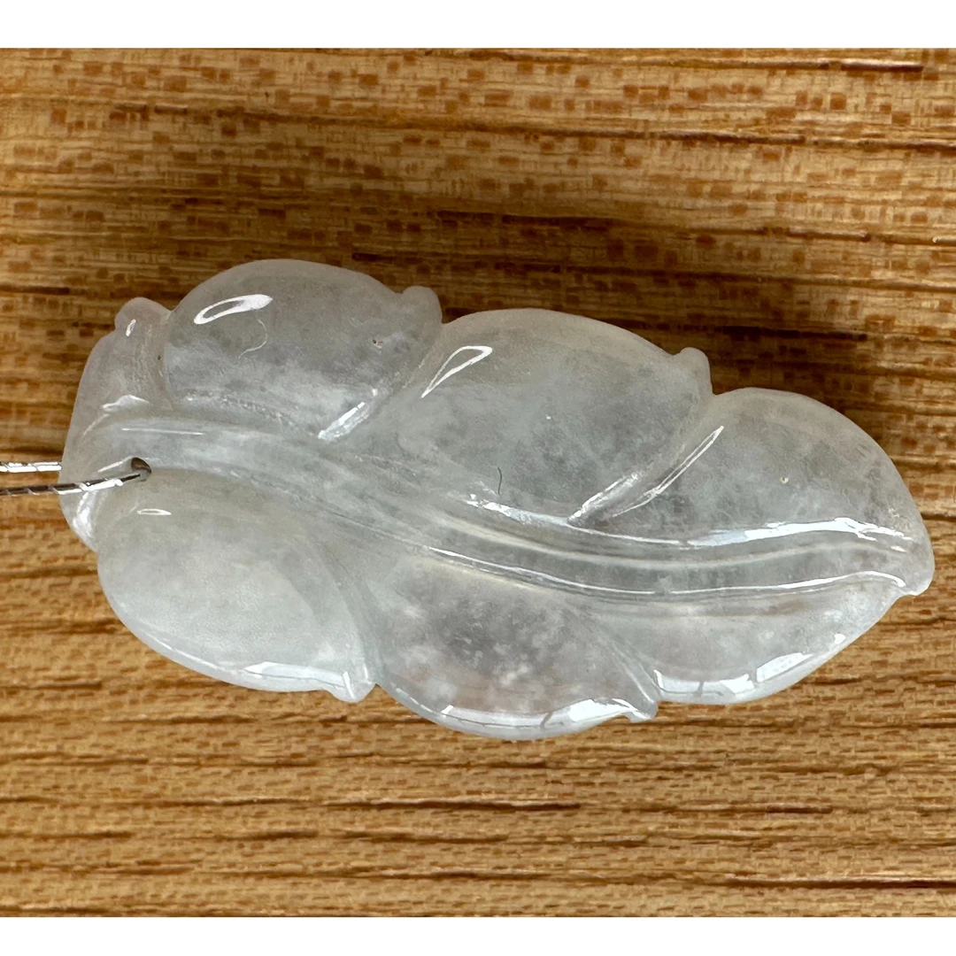天然缅甸A货翡翠大业有成玉吊坠多样性发其一件