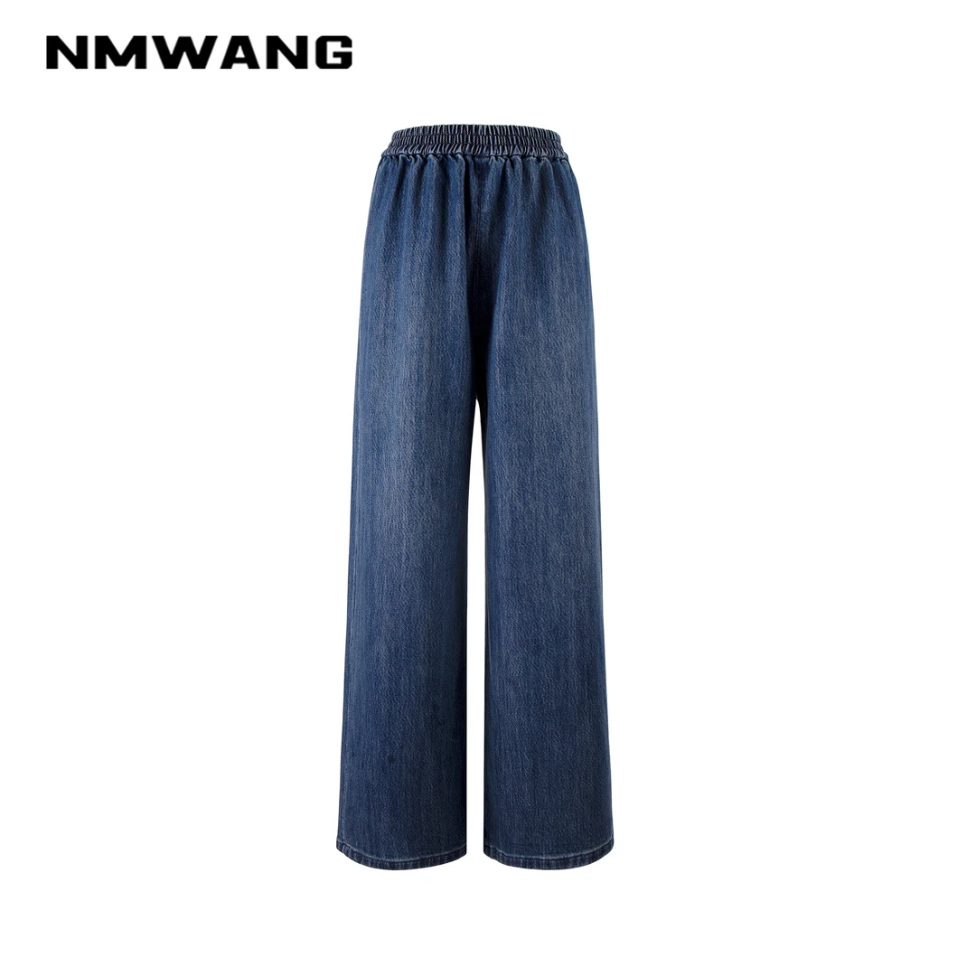 【可可专享】NMWANG牛魔王XH4C113橡筋腰直筒裤牛魔王