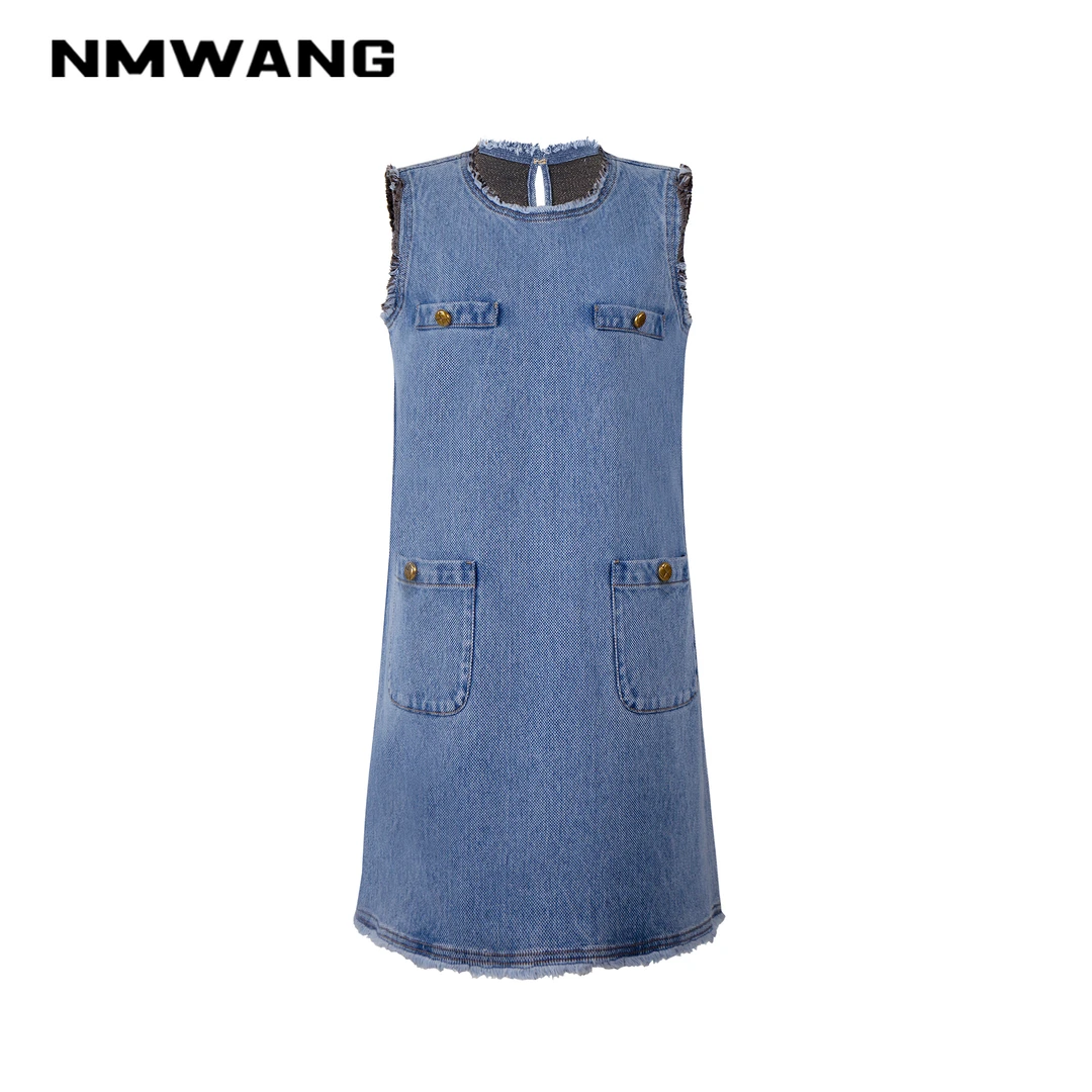 【可可专享】NMWANG牛魔王XH4C107金银葱香风连衣裙