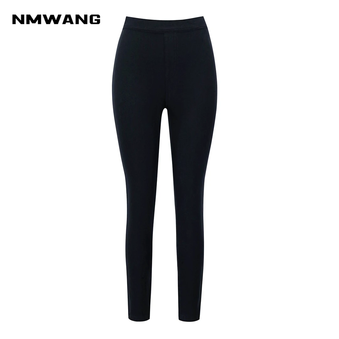 【可可专享】NMWANG牛魔王XH2C004四维智能弹瑜伽橡筋腰打底裤