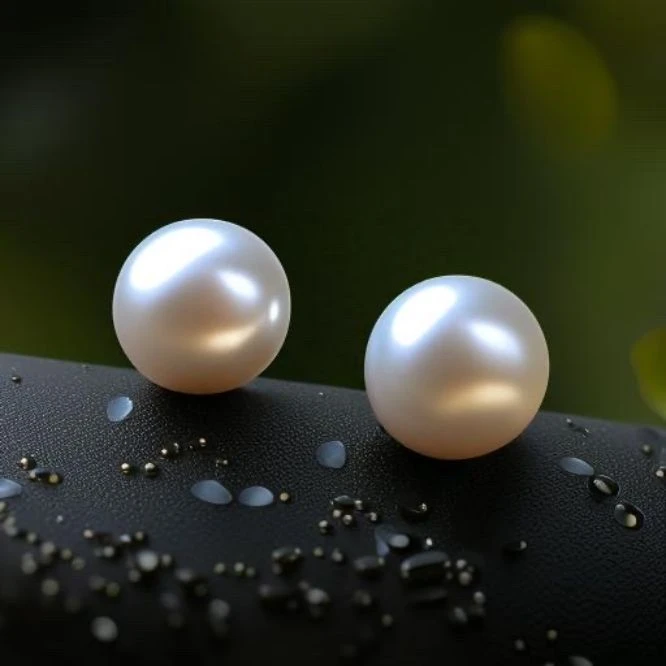 非金属仿珍珠耳饰 空姐素耳钉白色气质轻奢百搭精致经典防过敏