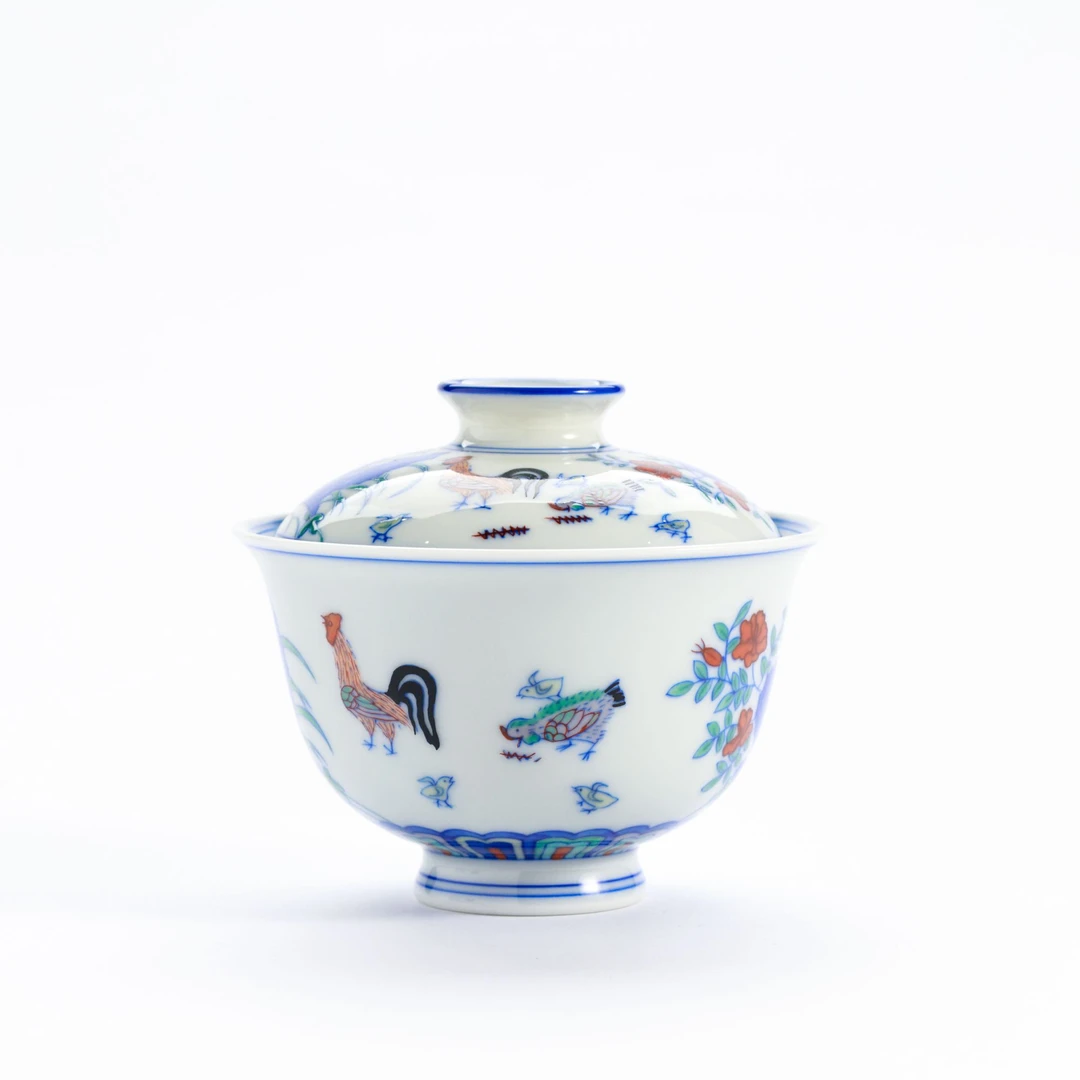 【晚晚专属】121台北·鸡缸盖碗120cc