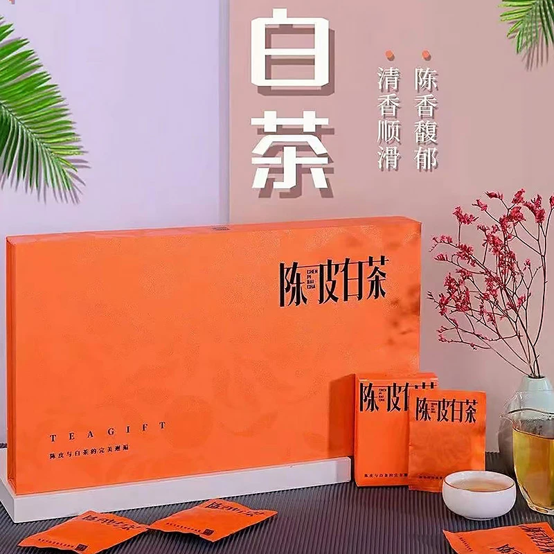 【今曦好茶】陈皮白茶 独立小盒50袋250g