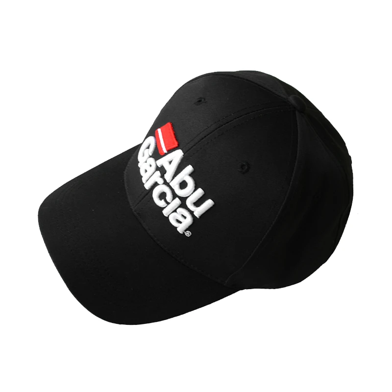 ABU阿布可调帽子经典黑黑色夏天速干空顶鸭舌帽户外防晒旅游钓鱼