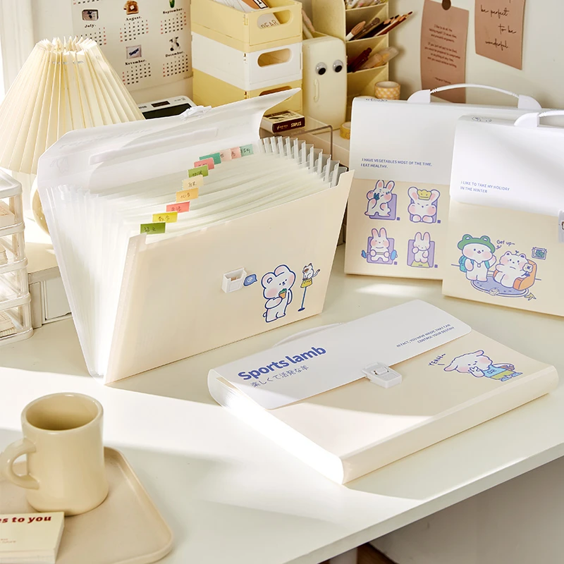 试卷收纳袋文件夹收纳整理神器初中生学生用插页试卷夹分类a4资