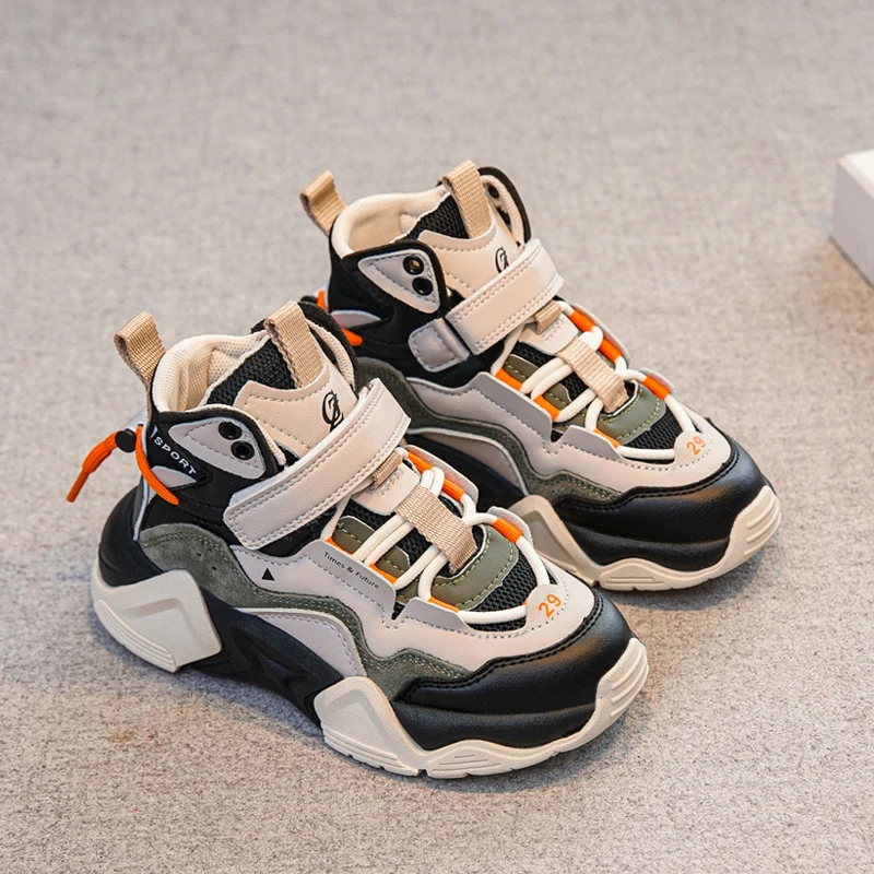 男童鞋子2025新款春秋款单靴儿童鞋男孩加绒加厚二棉运动鞋中大童