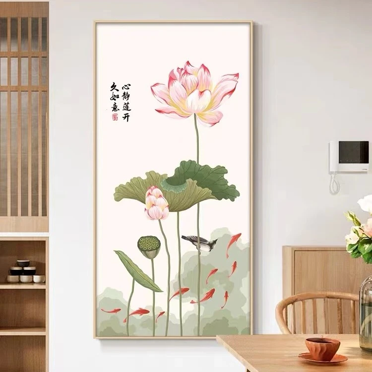 【玄关画】DIY数字油画零基础画画填色画手工油画丙烯画手绘画