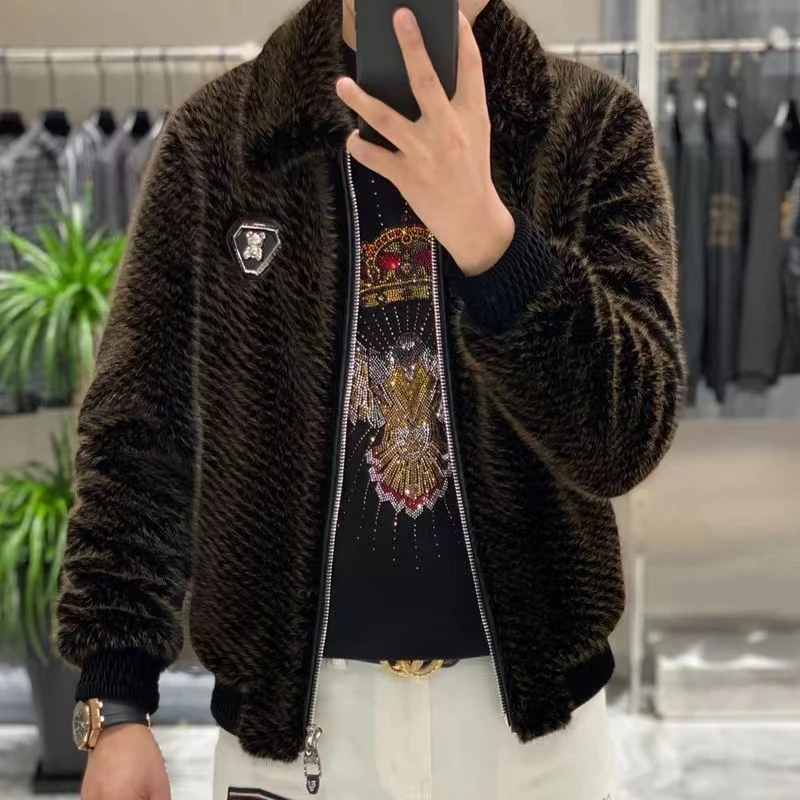 外套男士冬季保暖大衣外套-077