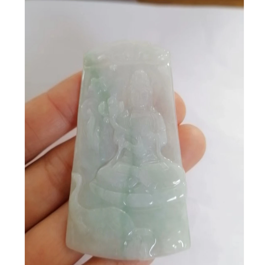 翡翠高货普贤菩萨5480