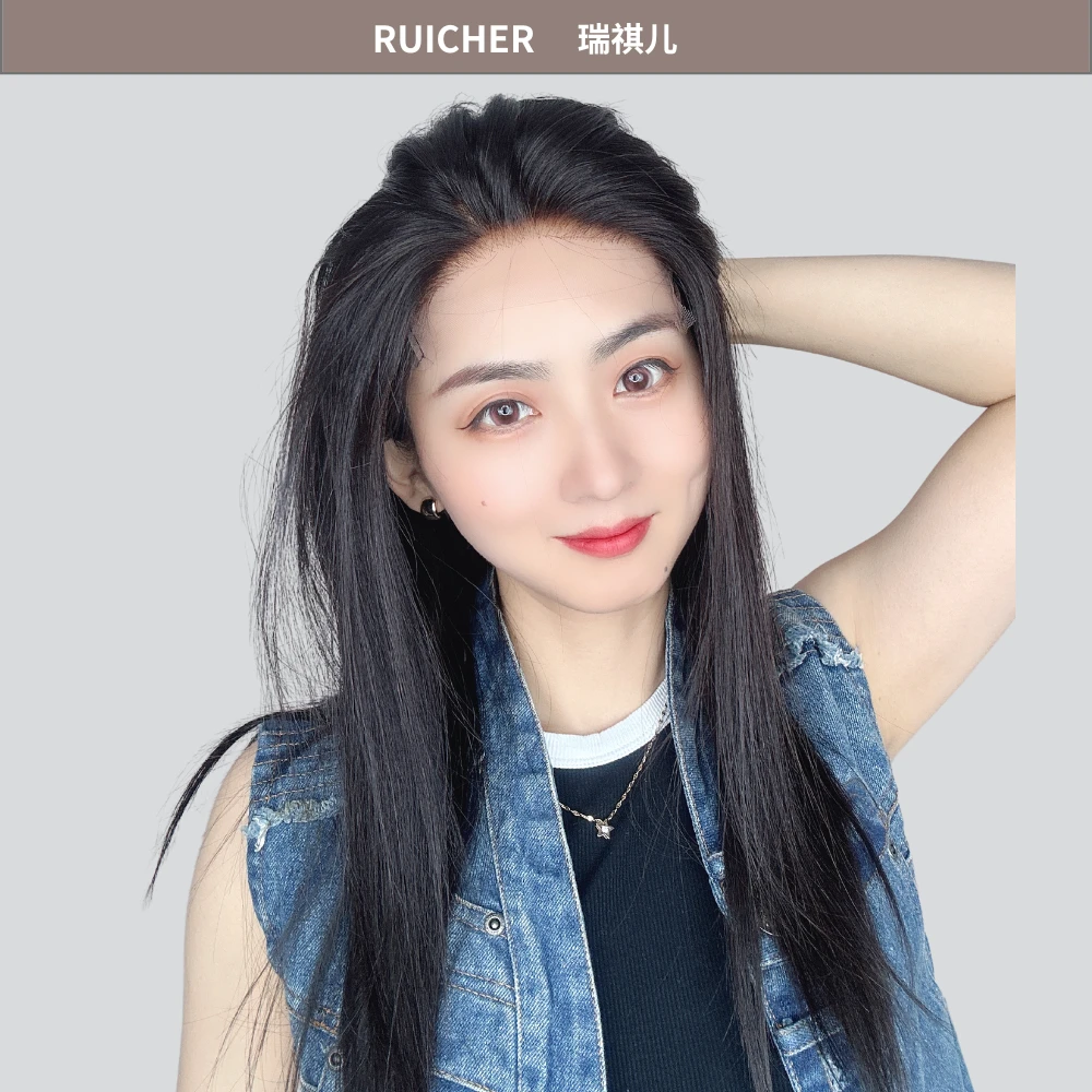 ruicher/瑞祺儿【升级蕾丝】蕾丝假发套隐形无痕发际线女士辫子发